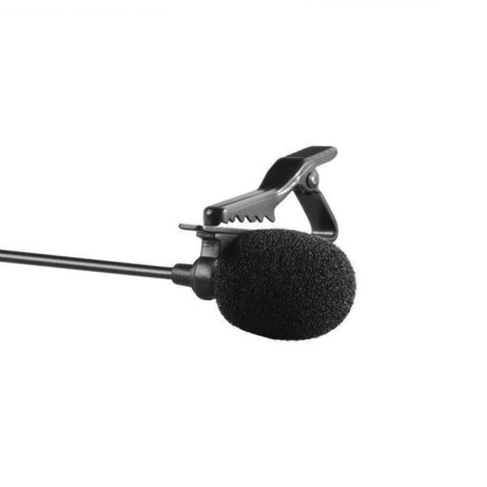 BOYA ByM1 Auxiliary Omnidirectional Lavalier Condenser Microphone with 20ft Audio Cable (Black)