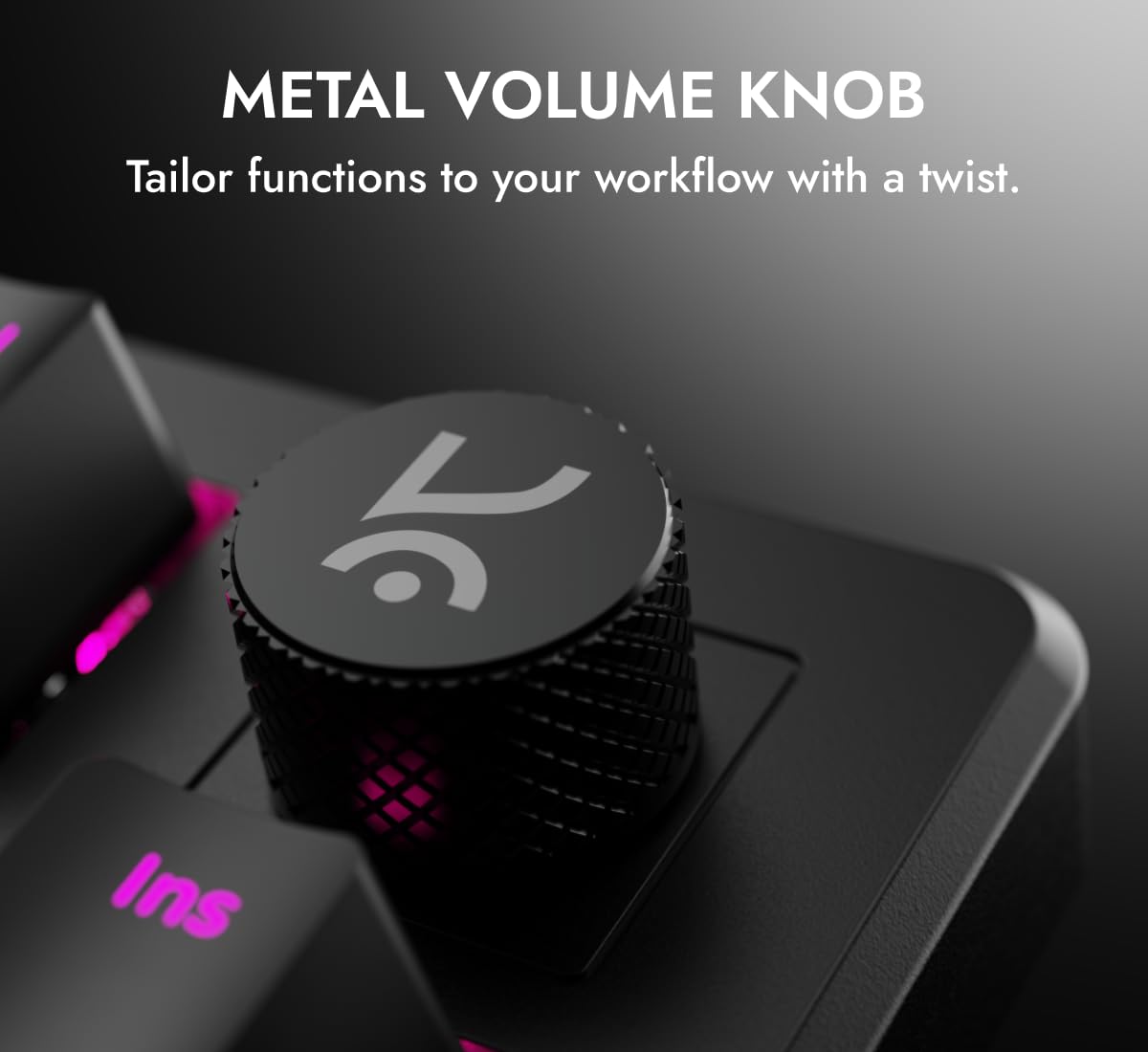 Kreo Hive 65 RGB Mechanical Gaming Keyboard | Pre-Lubed Switches, Anti-Ghosting, 5-Pin Hot-Swap | Wired 65% Keyboard with RGB Backlight & Detachable USB-C Cable (Black)