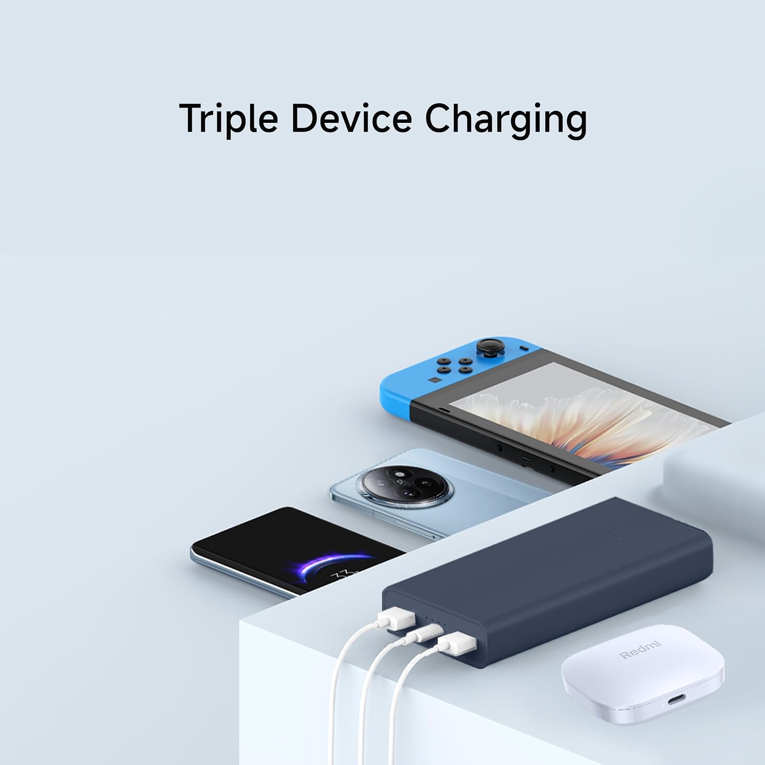 Xiaomi Power Bank 4i 20000mAh 33W Super Fast Charging PD |Smart 12 Layer Protection|Type C Input & Output|Triple Output Ports