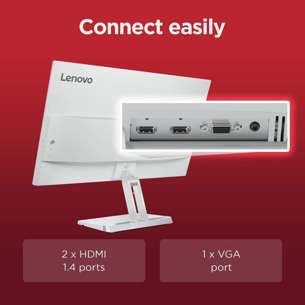 Lenovo L24-4C| 24 Inch (60.96cm) Ultraslim PC Monitor, IPS, FHD 1920x1080, 144Hz, 99% sRGB