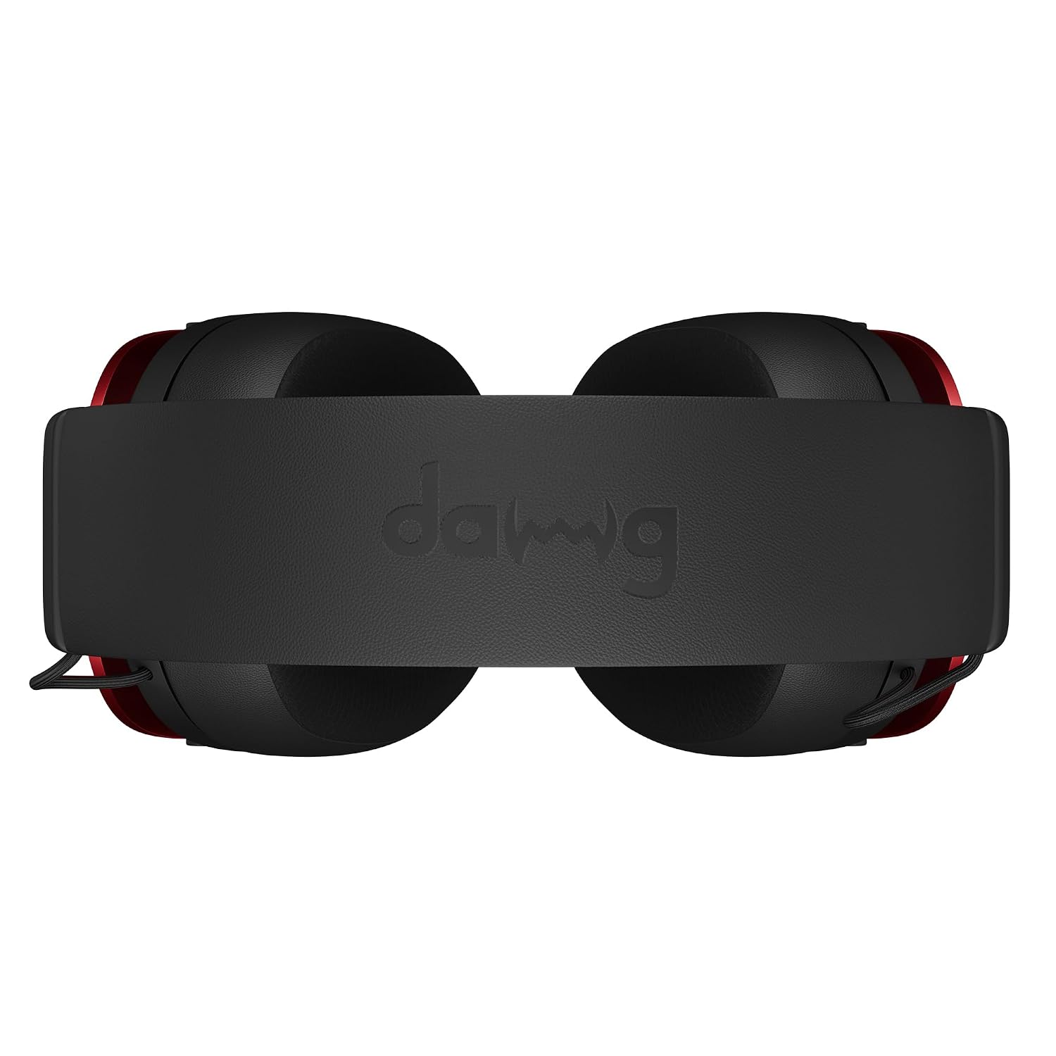 daWg HeadBug G30 Wired Gaming Headset, 50mm Neodymium Drivers, Virtual 7.1 Surround Sound, Hi-Res Audio, Flexible Gaming Mic, Audio Controls, RGB LED, Soft Ear Cushions, Windows Software (Black)