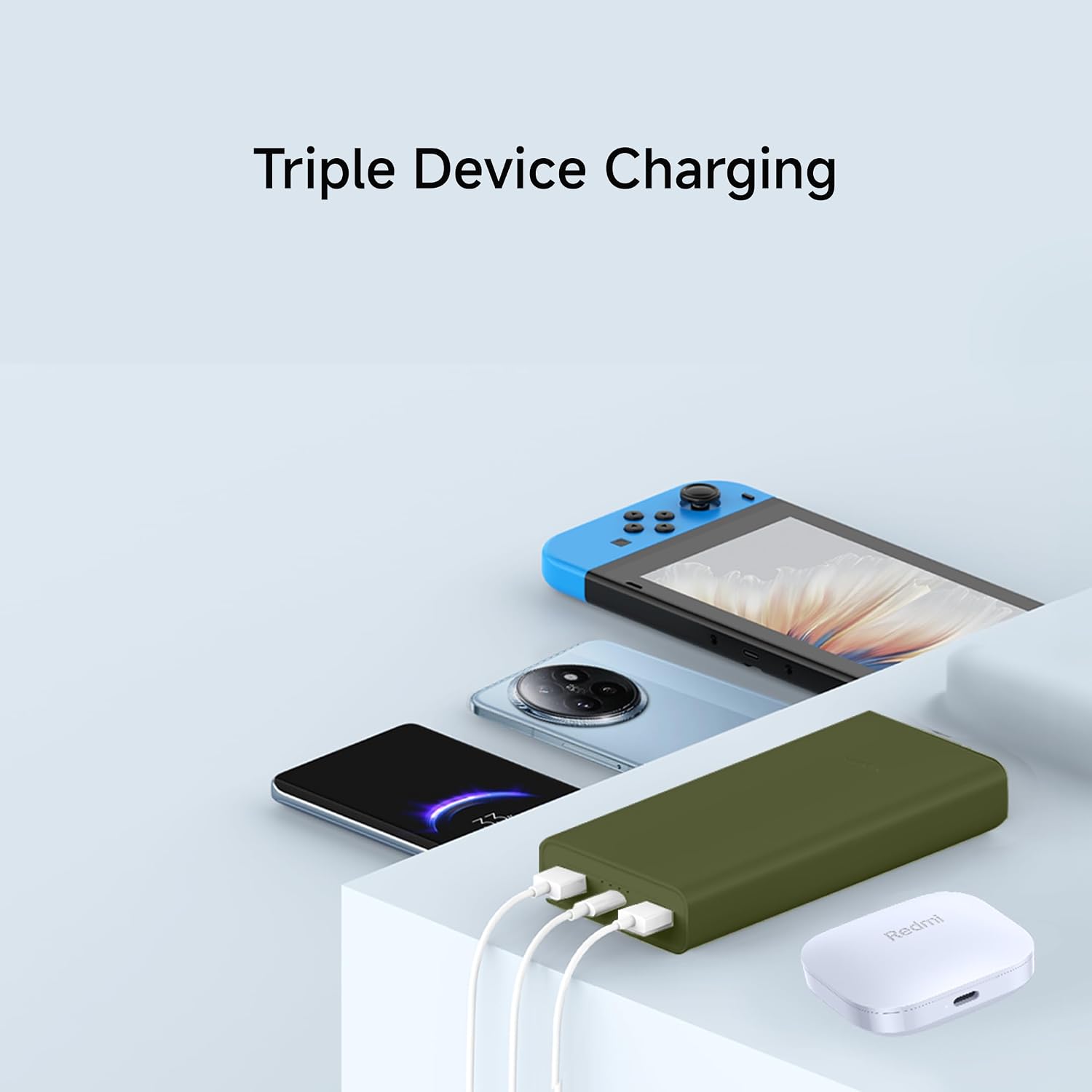 Xiaomi Power Bank 4i 20000mAh 33W Super Fast Charging PD |Smart 12 Layer Protection|Type C Input & Output|Triple Output Ports