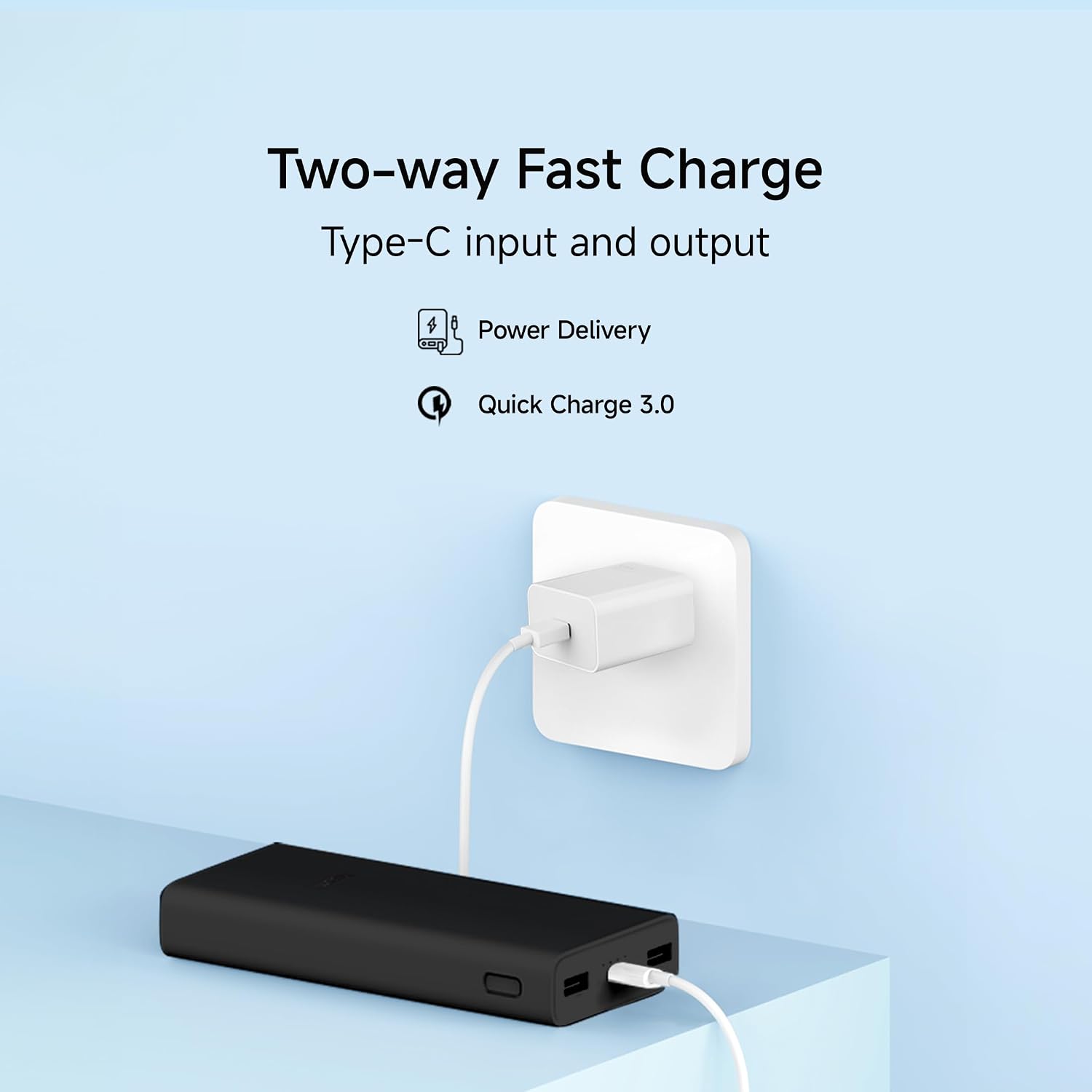 Xiaomi Power Bank 4i 20000mAh 33W Super Fast Charging PD |Smart 12 Layer Protection|Type C Input & Output|Triple Output Ports