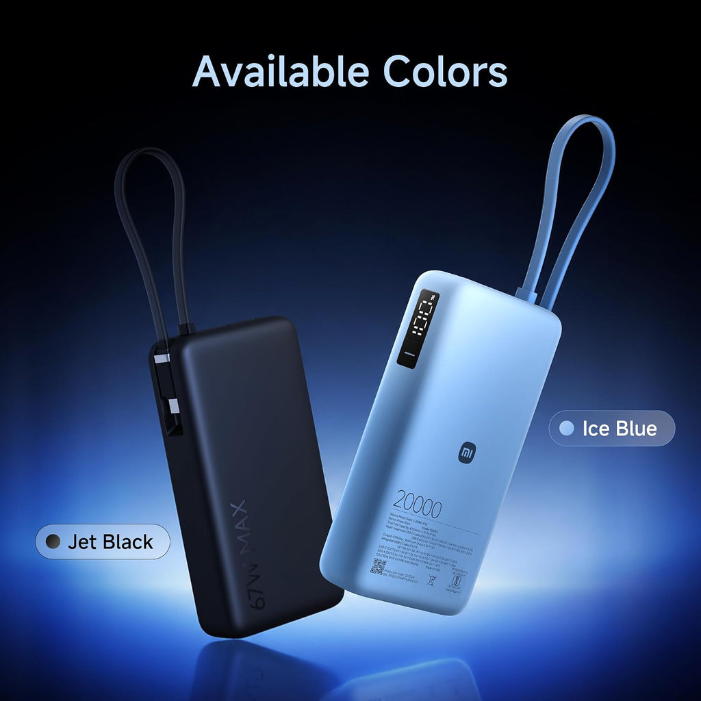 Xiaomi Power Bank 4i 20000mAh 33W Super Fast Charging PD |Smart 12 Layer Protection|Type C Input & Output|Triple Output Ports