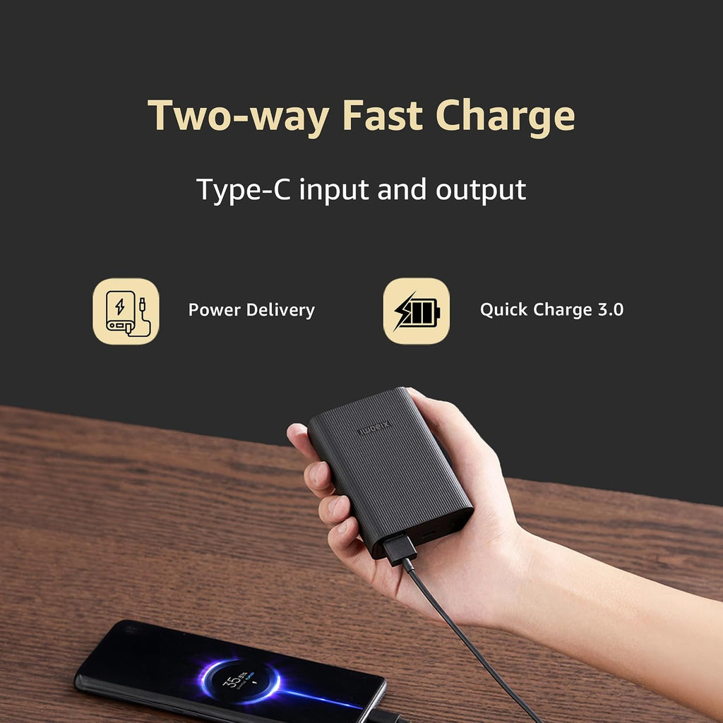 Xiaomi Power Bank 4i 20000mAh 33W Super Fast Charging PD |Smart 12 Layer Protection|Type C Input & Output|Triple Output Ports