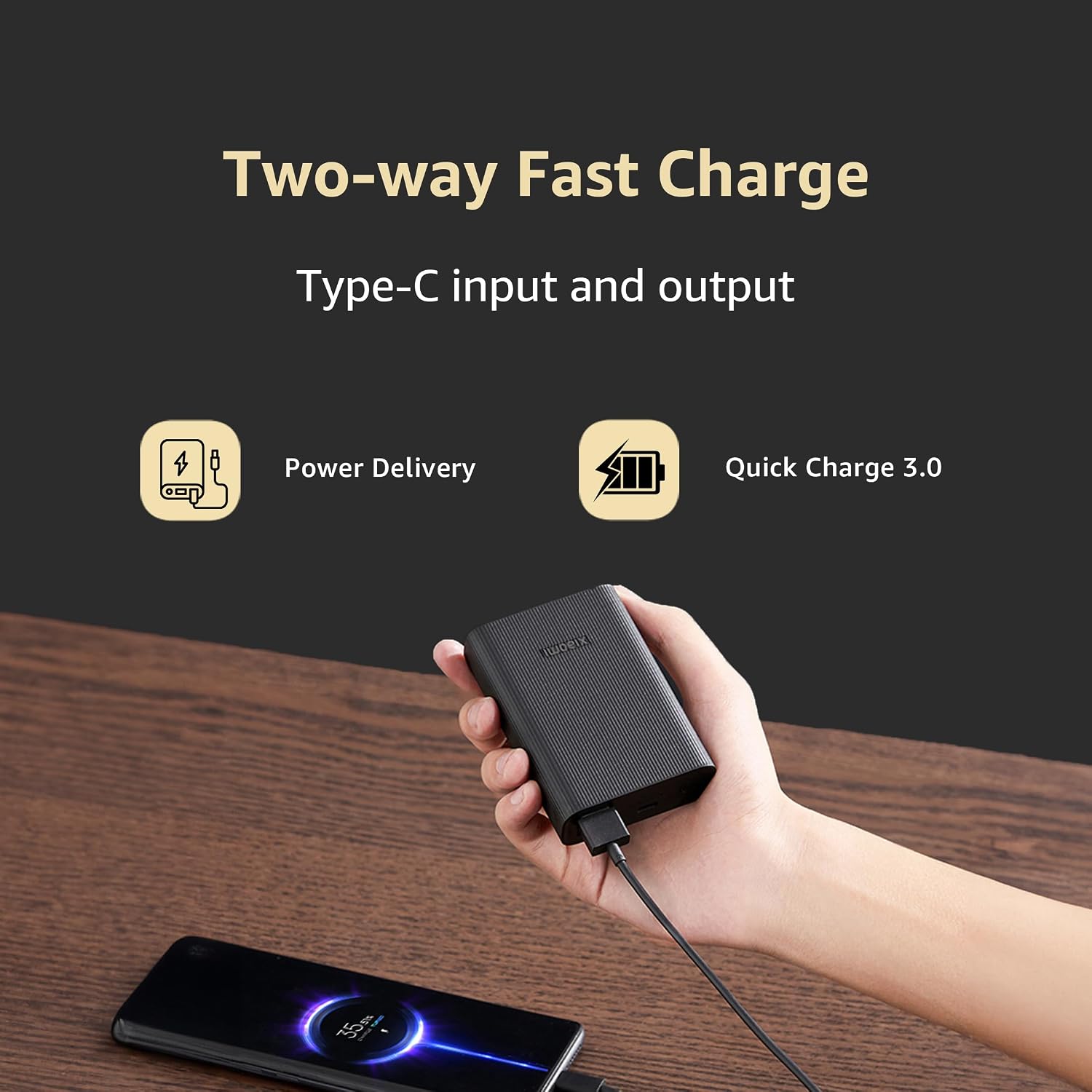 Xiaomi Power Bank 4i 20000mAh 33W Super Fast Charging PD |Smart 12 Layer Protection|Type C Input & Output|Triple Output Ports