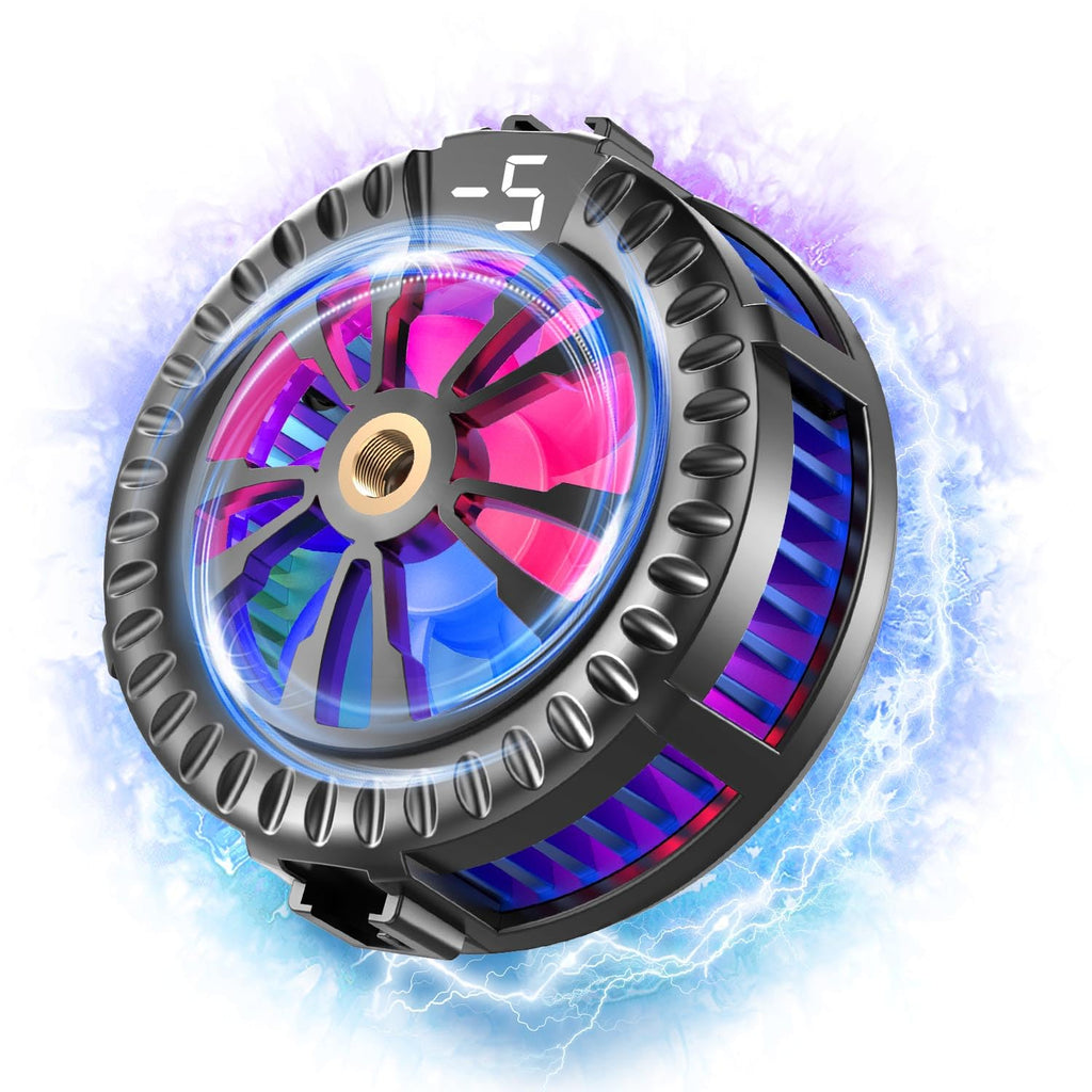GRENARO Magnetic Phone Cooler for Gaming, Mobilephone Cooler for Gaming with Enhanced Refrigeration Chip, Gaming Cooler Perfect for Bgmi, Pubg,Freefire and Long Gaming Sessions