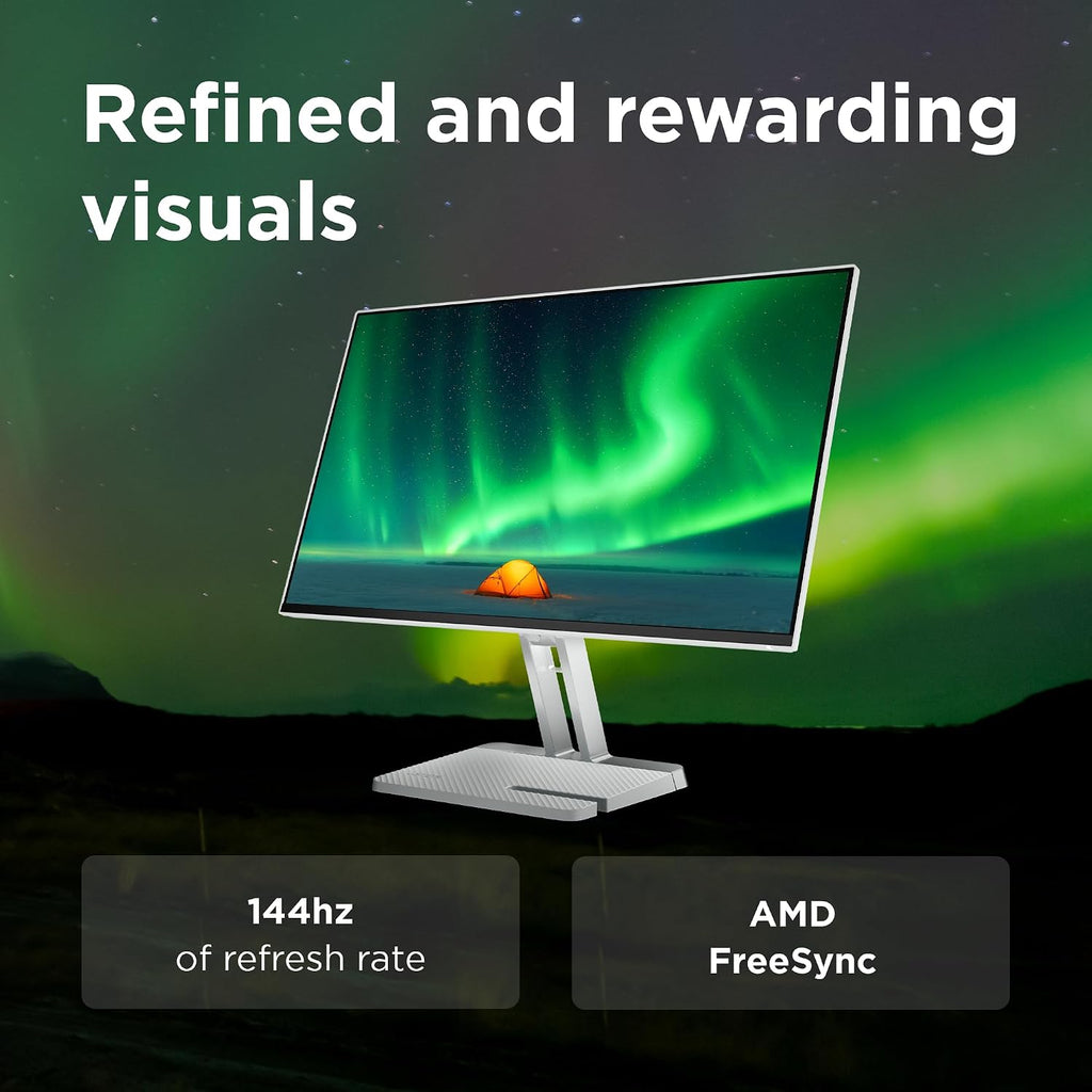 Lenovo L24-4C| 24 Inch (60.96cm) Ultraslim PC Monitor, IPS, FHD 1920x1080, 144Hz, 99% sRGB