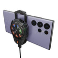 ZEBRONICS FROSTFLO 10 Ultralight Mobile Cooler, 5000 RPM, Gaming Fan, 3 Level Speed Adjustment, Clip Type, LED Temperature & Mode Display, Type-C Compatible