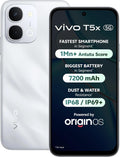 vivo T5X 5G Smartphone 7200mAh Battery 6.76-Inch HD+ Display Star Silver