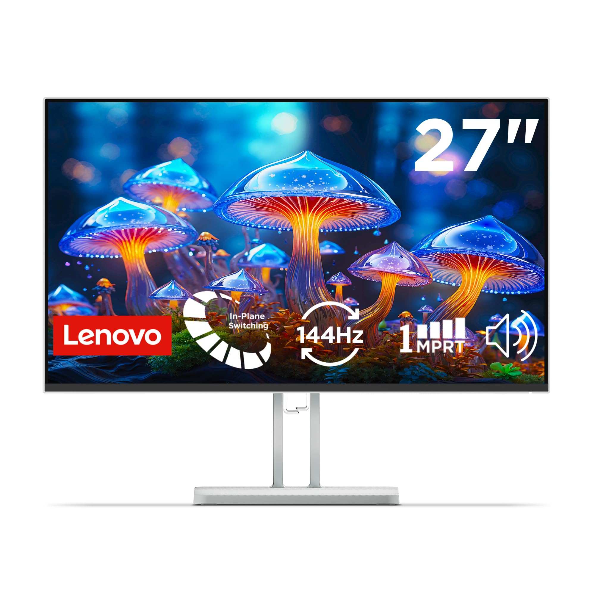 Lenovo L24-4C| 24 Inch (60.96cm) Ultraslim PC Monitor, IPS, FHD 1920x1080, 144Hz, 99% sRGB
