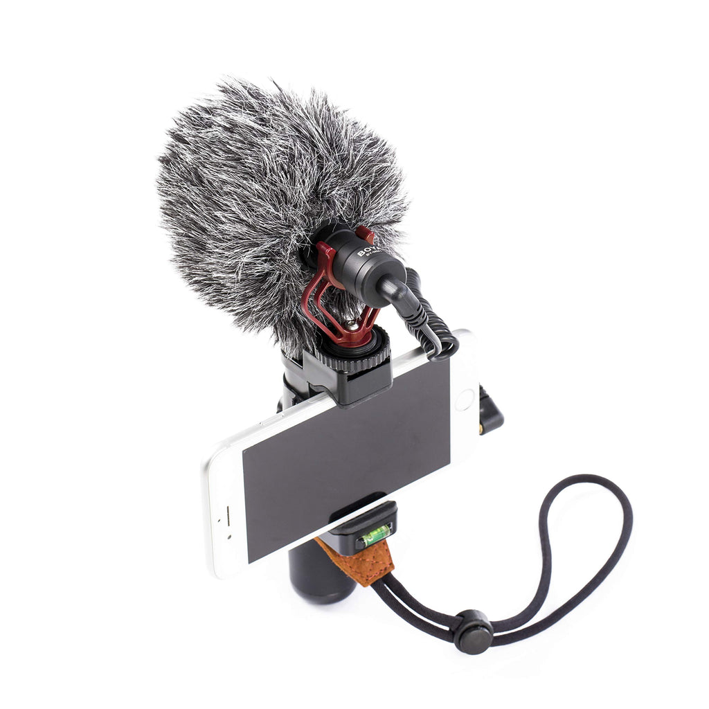 BOYA ByM1 Auxiliary Omnidirectional Lavalier Condenser Microphone with 20ft Audio Cable (Black)