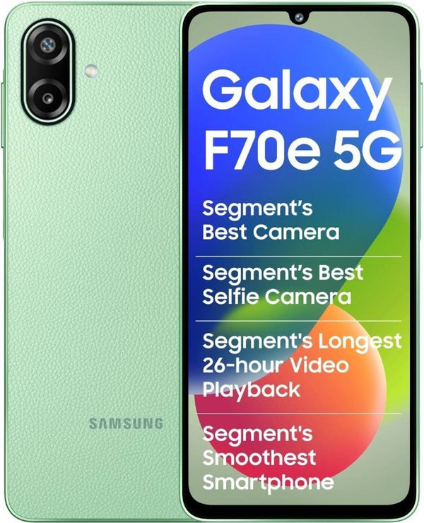Samsung Galaxy F70e 5G Smartphone 6.74-Inch 120Hz Display 6000mAh Battery