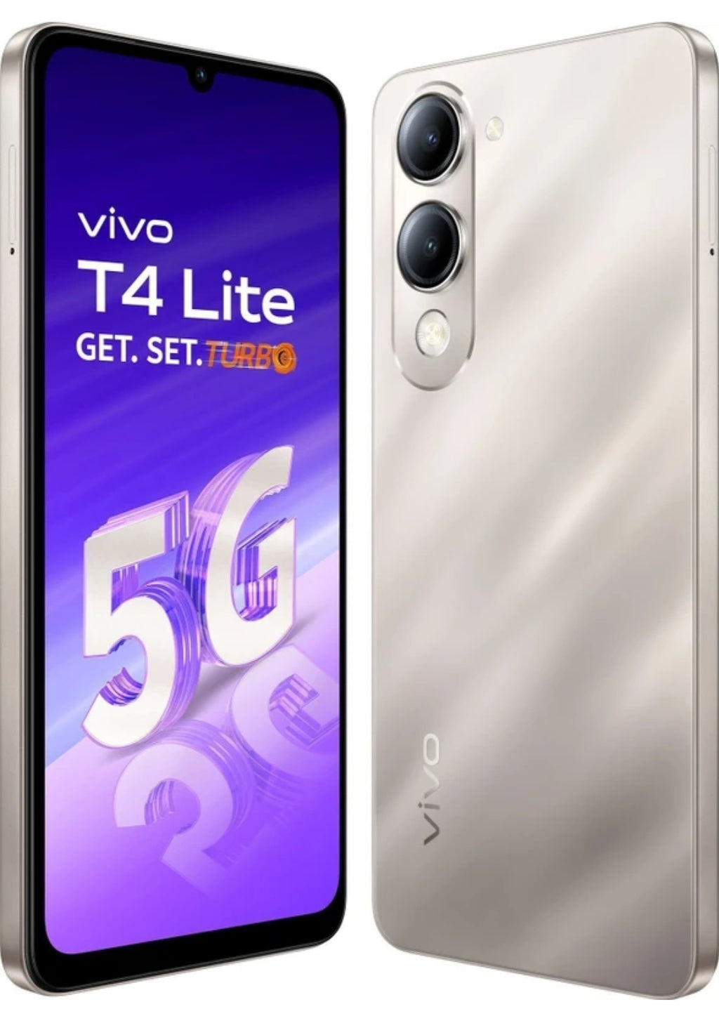 Vivo T4 Lite 5G (Titanium Gold, 64 GB) (4 GB RAM)