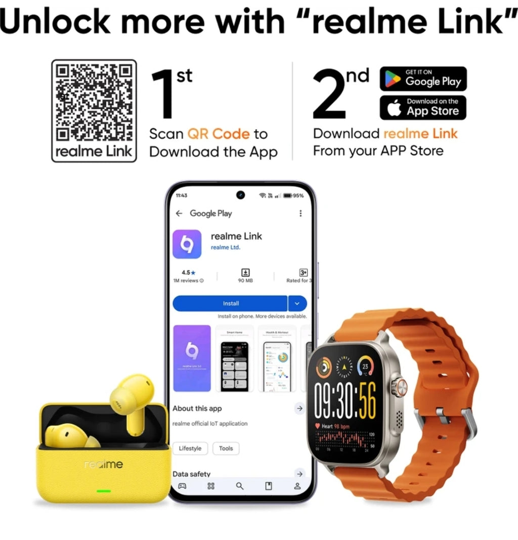 Realme Buds Air 8 Pro with 55db ANC | Dual DAC Drivers | 3D Spital Audio 50hrs Battery (Master Wite,True Wireless)