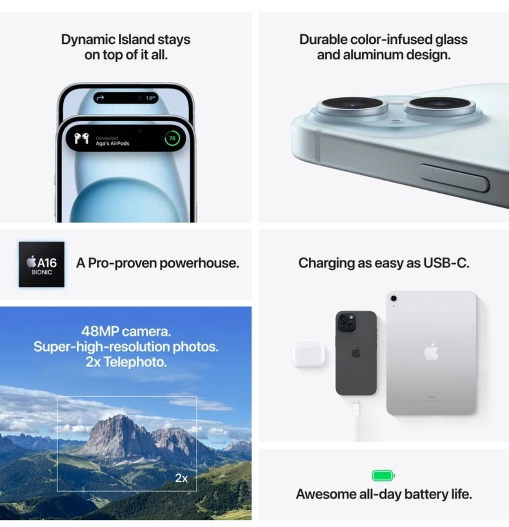 Apple IPhone 15 (Blue)