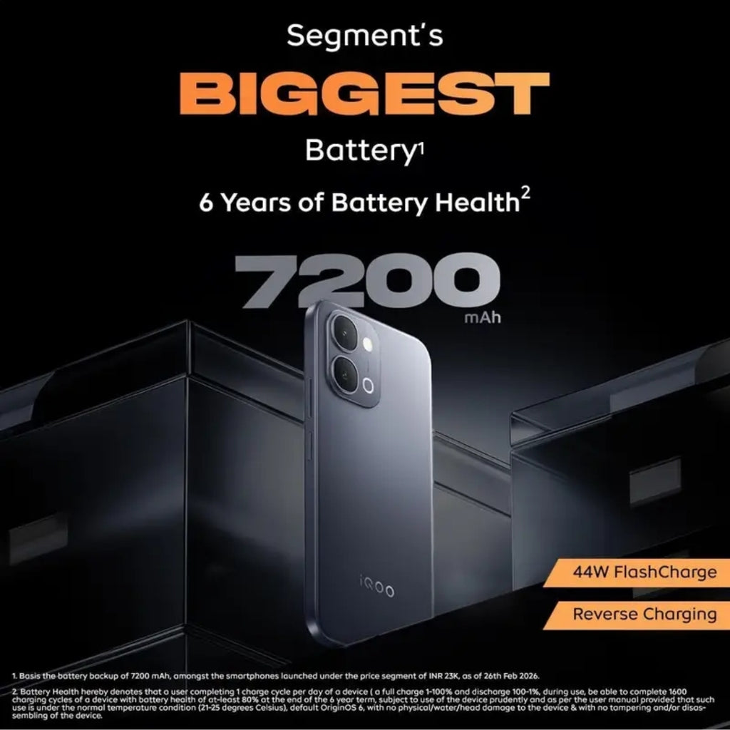 iQOO Z11x (Prismatic Green, 6GB RAM, 128GB Storage)